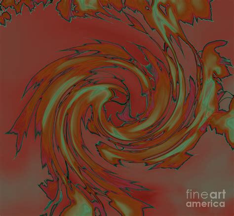 Unwinding Rage Abstract Digital Art By Minding My Visions By Adri And
