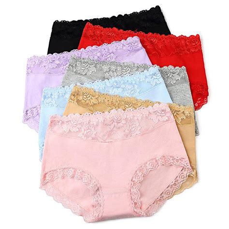 Buy Plus Size Lady Mommy Panties Women S Big Underwear Lace Cotton Briefs At Affordable Prices