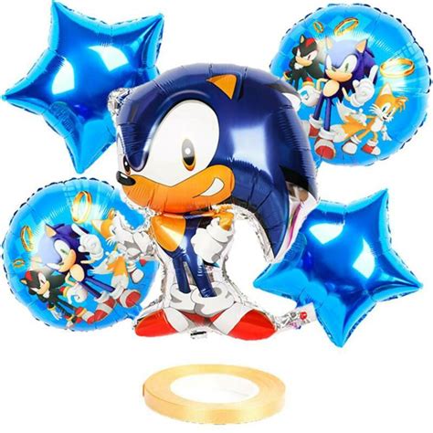 Sonic The Hedgehog Party Balloon Set Sonic The Hedgehog Birthday