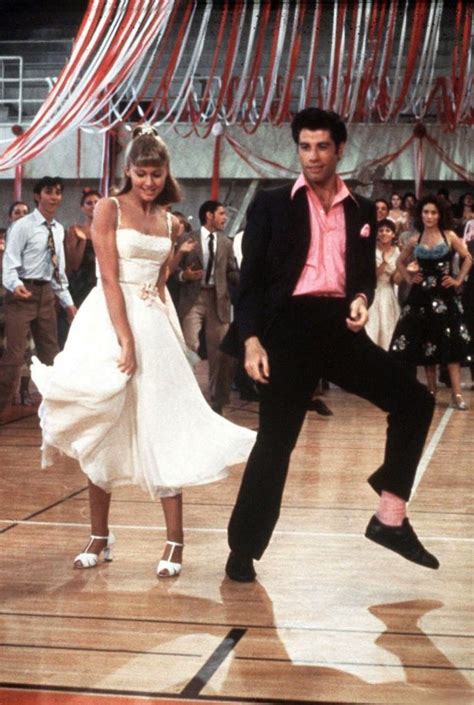 John Travolta And Olivia Newton John Grease 1978 Grease Movie