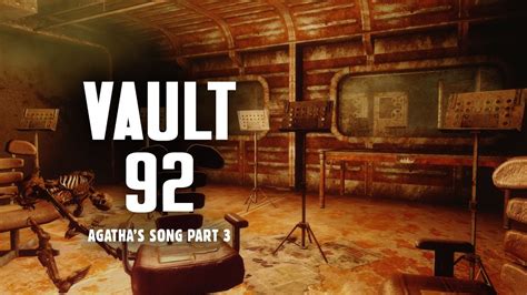 Vault 92s Mind Altering Experiments Agathas Song Part 3 Fallout 3