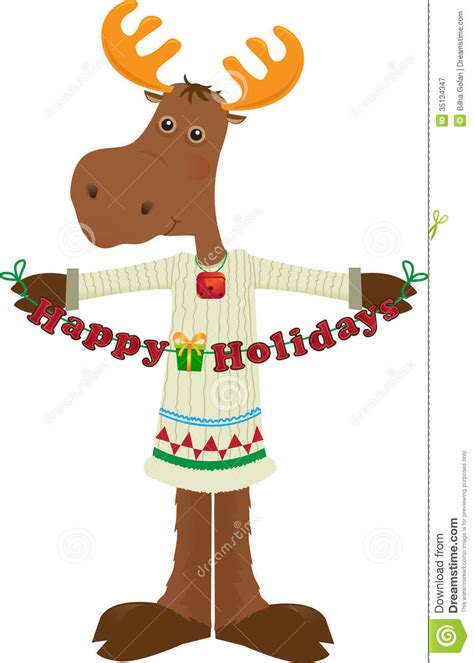 Merry christmas images pictures photos wallpapers pics. Happy Holiday Moose Icon stock vector. Illustration of ...