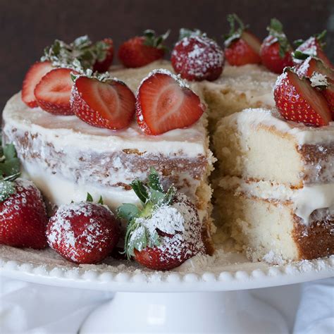 strawberries and cream cake recipe california strawberries