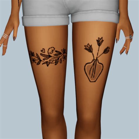Sims 4 Maxis Match Tattoos Explore Tumblr Posts And Blogs Tumpik