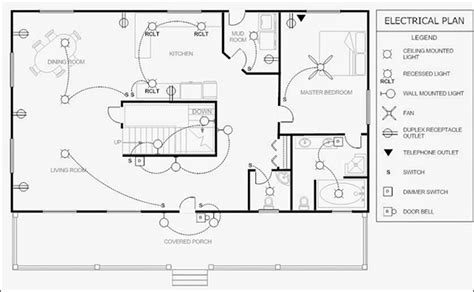 Are you planning to move into a new house and feel pretty excited about doing some innovative electrical wiring there electricity: Electrical Drawing in 2020 | Electrical layout, Electrical plan, Floor plan drawing