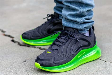 The nike air max 720 will debut during fall and winter in various color themes, including this 'phantom' iteration. Nike Air Max 720 Electric Green On Feet Sneaker Review
