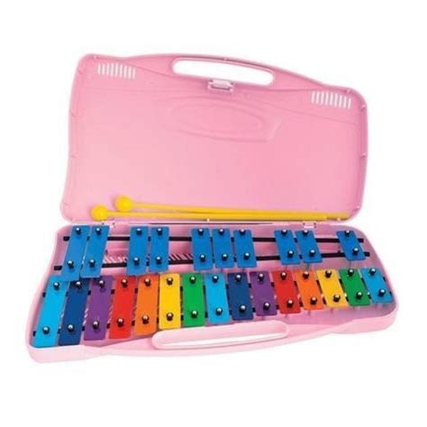 Angel 25 Note Chromatic Glockenspiel Pink Case Riffs And Licks Music