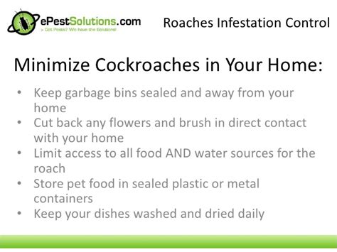 Exterminating an american roach infestation is completely different than the way you exterminate a german cockroach infestation. Roaches Infestation Control - The Do-It-Yourself Cockroach Killer