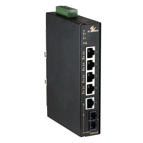 Ex42300 Series Hardened Unmanaged 4 Port Poe Switch With Additional