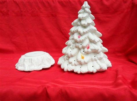 Ceramic Christmas Tree Kit Unpainted Bisque By Aarceramics On Etsy