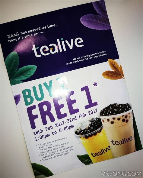 Tealive unveils new pop pop pearls drinks price. tealive buy 1 free 1 promotion | vkeong | Flickr