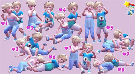 Twins Toddler Pose At A Luckyday Sims 4 Updates
