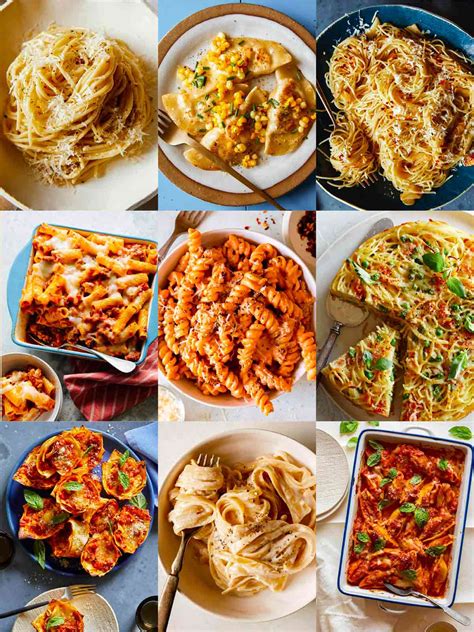 Types Of Pasta Dishes