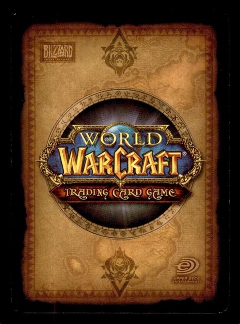 Rula Blackfist Drums Common World Of Warcraft Wow Tcg Card Ebay