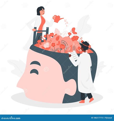 Mental Health Concept Vector Illustration Stock Illustration Illustration Of Therapy Support