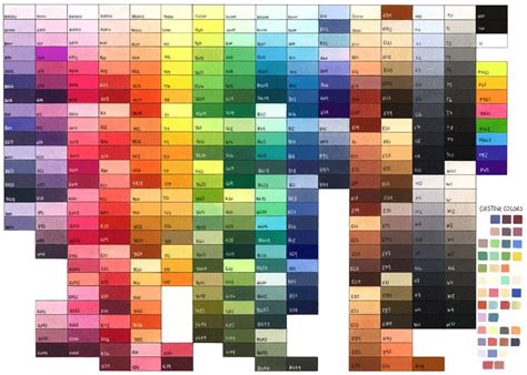 Copic Sketch All The Colors Copic Color Chart Copic Marker Color