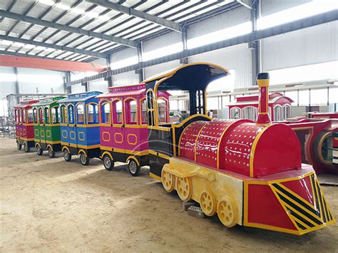 Vintage Amusement Park Trains