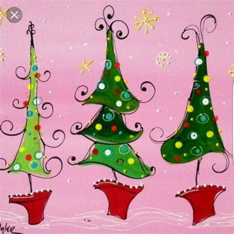 Pin By Linda Bales On Sharpie Whimsical Christmas Christmas Tree