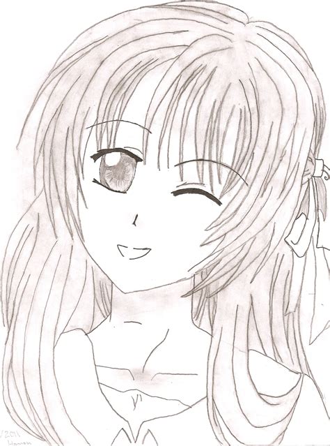 My First Anime Drawing By Itachilover2000 On Deviantart