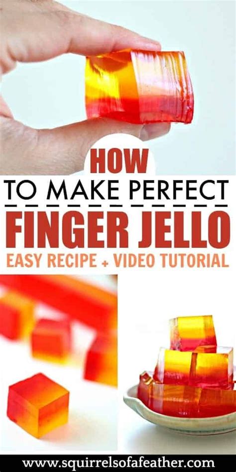 Finger Jello Recipe How To Make Regular Or Ombré Finger Gelatin Vid Recipe In 2023 Jello