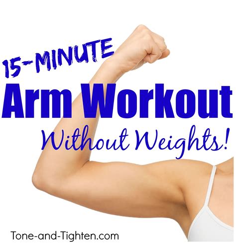 At Home Arm Workout Without Weights Fitspiration Arm Workouts