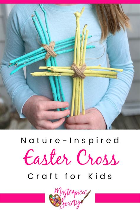 Nature Inspired Easter Cross Craft For Kids Masterpiece Society