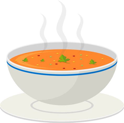 Hot Vegetable Soup Clipart Design Illustration 9383780 Png