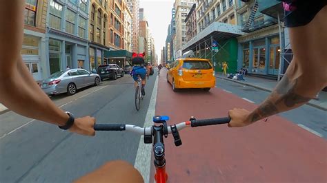 Fixed Gear Pov Bombing Down Broadway Nonstop Youtube
