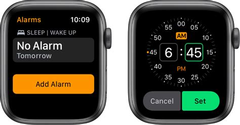 Add An Alarm On Apple Watch Apple Support