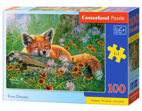 Puzzle 100 Pieces Foxy Dreams B 111244 Toys Puzzles Puzzles For