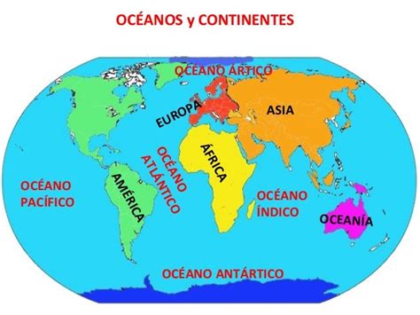 26 Fresco Mapa Mundi Con Sus Continentes