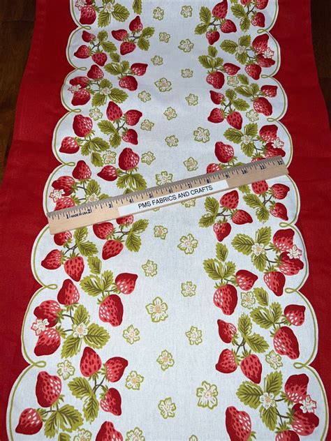 Moda 100 Cotton Toweling Fabric Strawberry Berrylicious 920 291 16