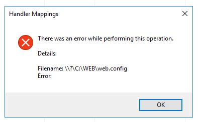 ASP NET Web Config Error Throughing Error On Server Stack Overflow