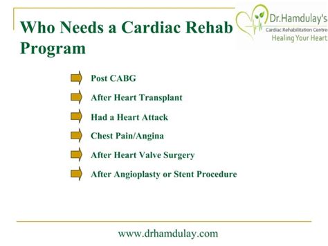 Cardiac Rehabilitation By Dr Hamdulay Ppt