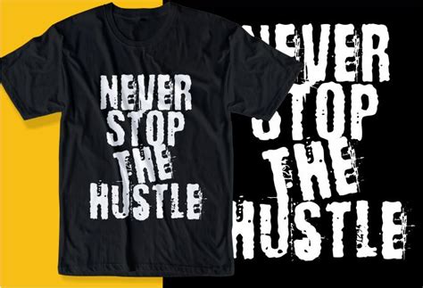 Hustle T Shirt Design Bundle Graphic Vector Illustration