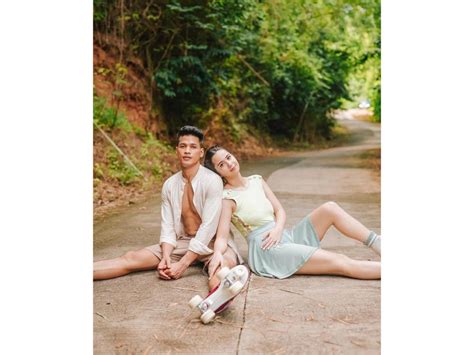 look sophie albert and vin abrenica are cute skater couple at their pre wedding photos gma