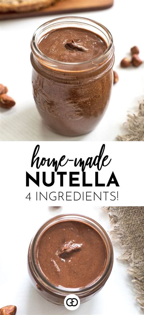 Vegan Nutella Easy Healthy Gluten Free Recipe Nutella Recipes
