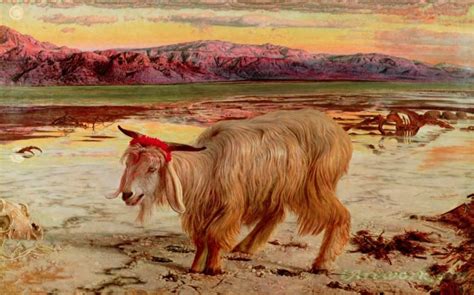 William Holman Hunt The Scapegoat Painting