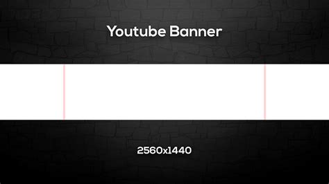 Youtube Banner Template Png