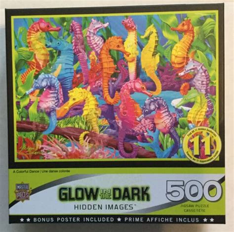 Glow In The Dark Jigsaw Puzzle A Colorful Dance New Ebay