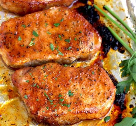 Why not take over the grilling duty and prepare an outstanding meal. Center Cut Pork Chop Recipes Baked - Lemon-Orange Baked ...