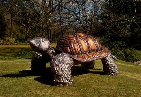 Emily Stone Copper Giant Tortoise Sculpture Copper Creatures