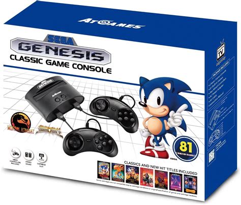 Genesis 2017 Sega Genesis Classic Video Game Console 81 Games Atgames Toywiz