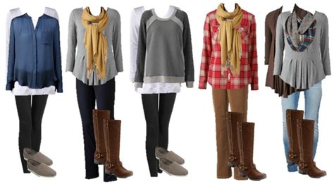 Cozy Casual Fall Mix And Match Outfits From Kohls Everyday Savvy