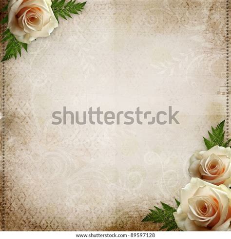 Vintage Beautiful Wedding Background Stock Illustration 89597128