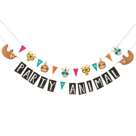 Party Animal Garland Oriental Trading Zoo Birthday Party Animal