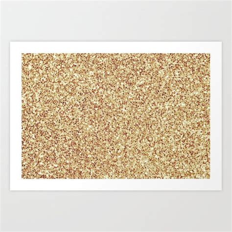 Buy Elegant Gold Glitter Art Print By Newburydesigns Worldwide