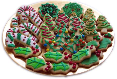 The light wooden table area allows for copy space. Christmas Cookies | English Language Blog