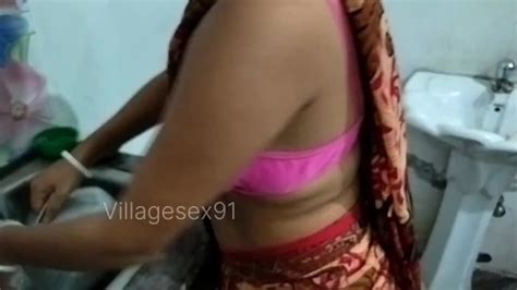 Pink Colour Bera And Red Colour Saree Kitchen Room Sex Official By Villagesex91 Xxx Mobile
