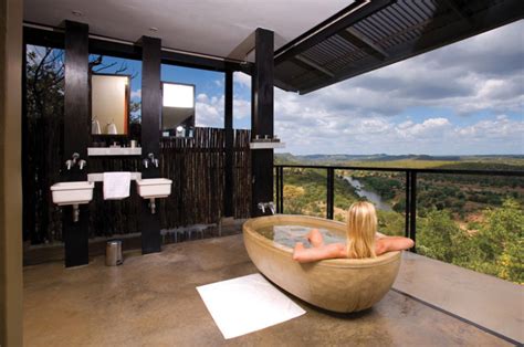 Clean Up Your Act Luxury Outdoor Showers And Tubs In The South African